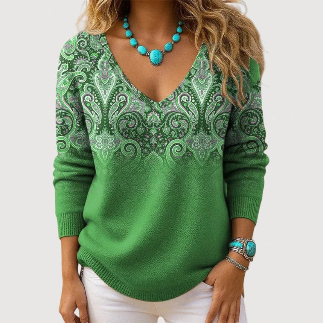 Marta | TOP CON CUELLO EN V