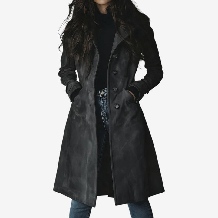 Claudia | Elegante abrigo largo