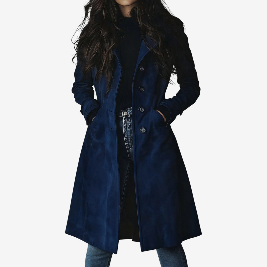 Claudia | Elegante abrigo largo