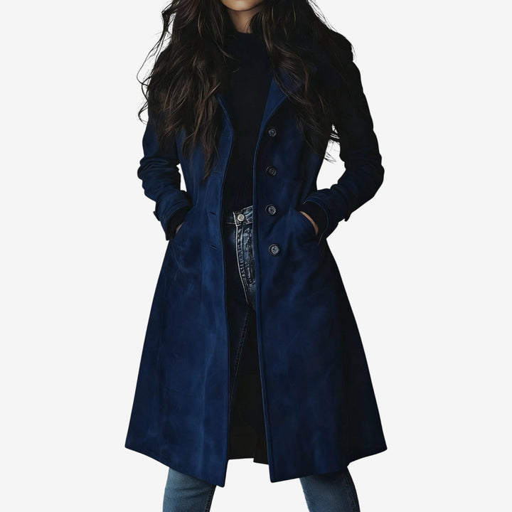 Claudia | Elegante abrigo largo